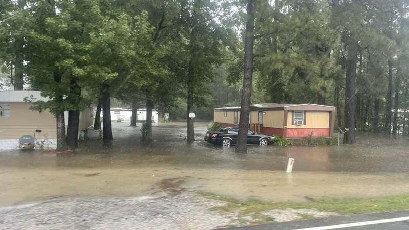 Floods from Tropical Storm Ophelia in Winterville