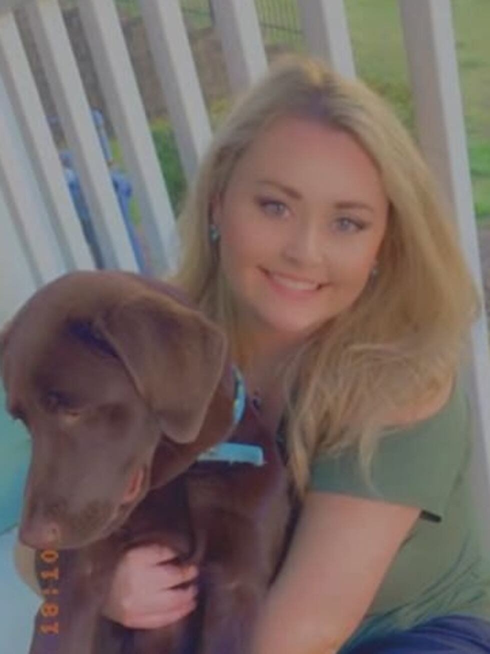 Ciaya Whetstone and her dog Zoe.