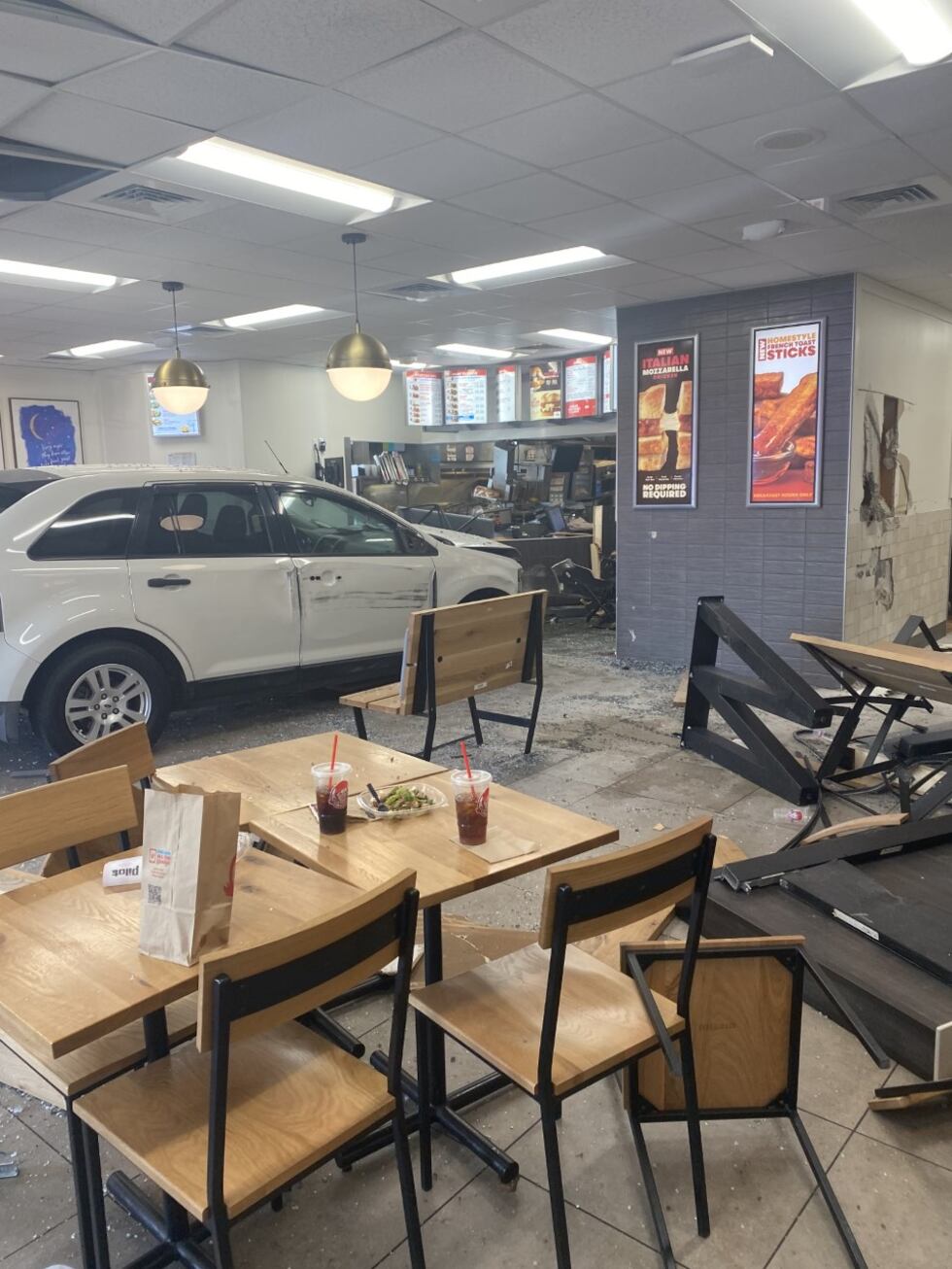 Elderly man crashes car into Bishopville Wendy’s, multiple injured