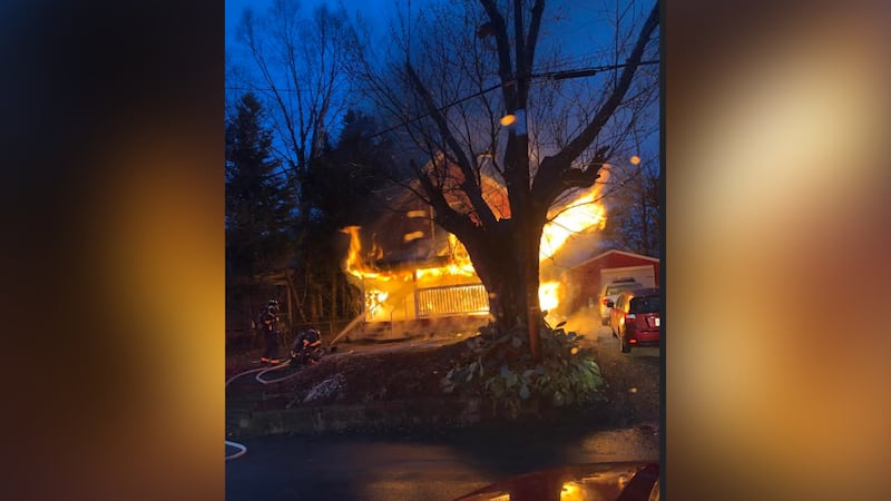 Crews respond to fire in Asheville