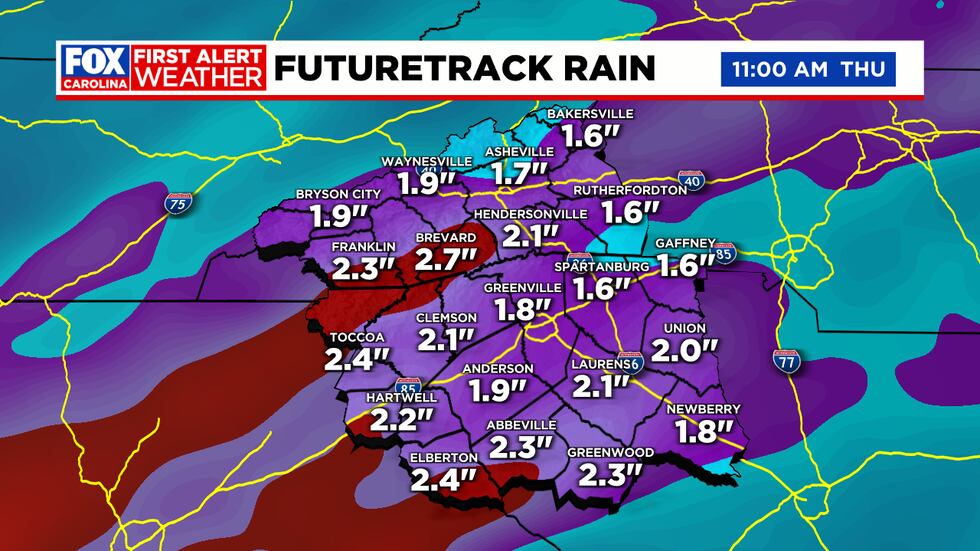 Much needed rain on the way Monday and Tuesday