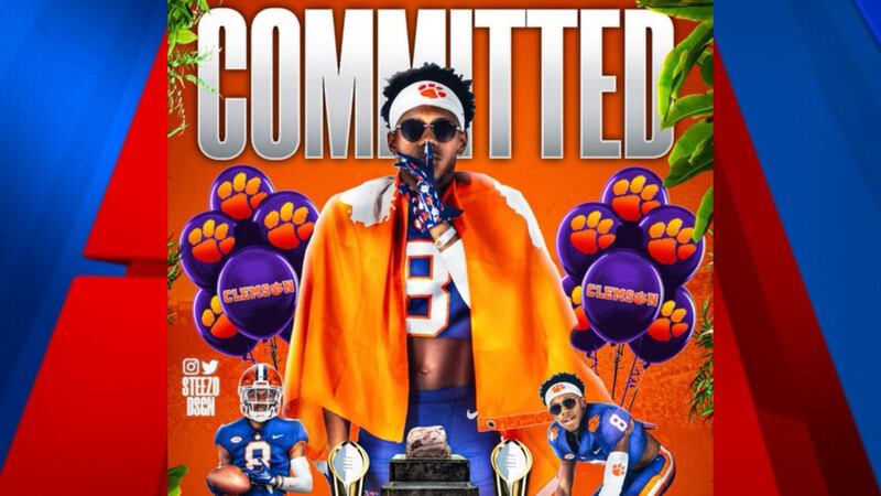 Greenville receiver Tyler Brown announced his commitment to Clemson on Thursday, Nov. 24, 2022.