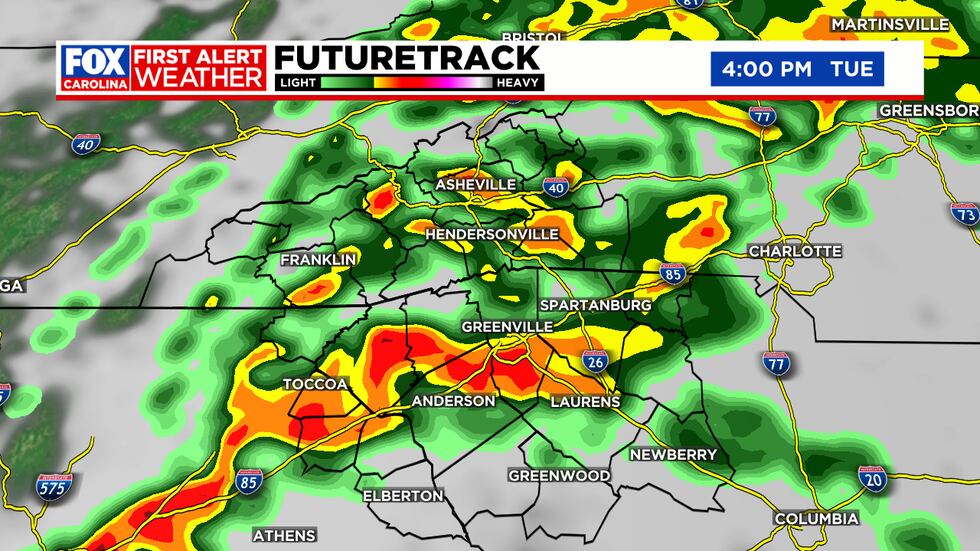 A few strong storms possible