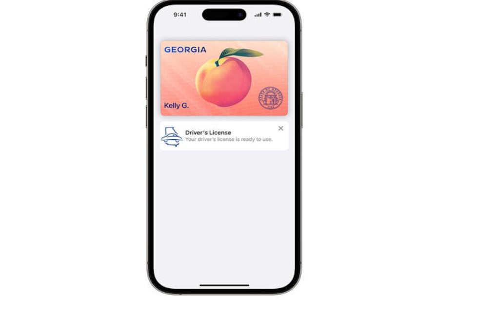 New digital Georgia license