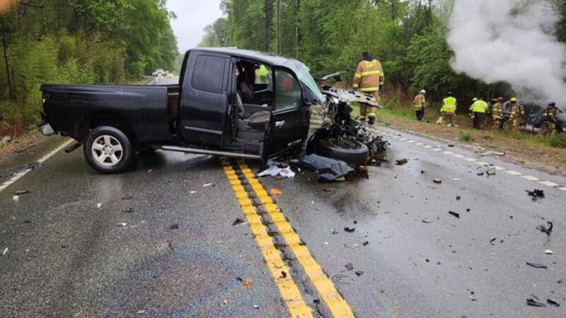 Head-on crash on SR 142 at Adams Circle