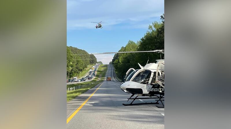 The Newberry Sheriff’s Office (NSC) investigates a crash on Interstate 26 that sent multiple...