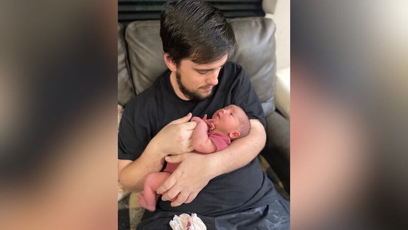 Matthew Williamson helped his wife deliver their daughter on the side of I-20 in Lexington...
