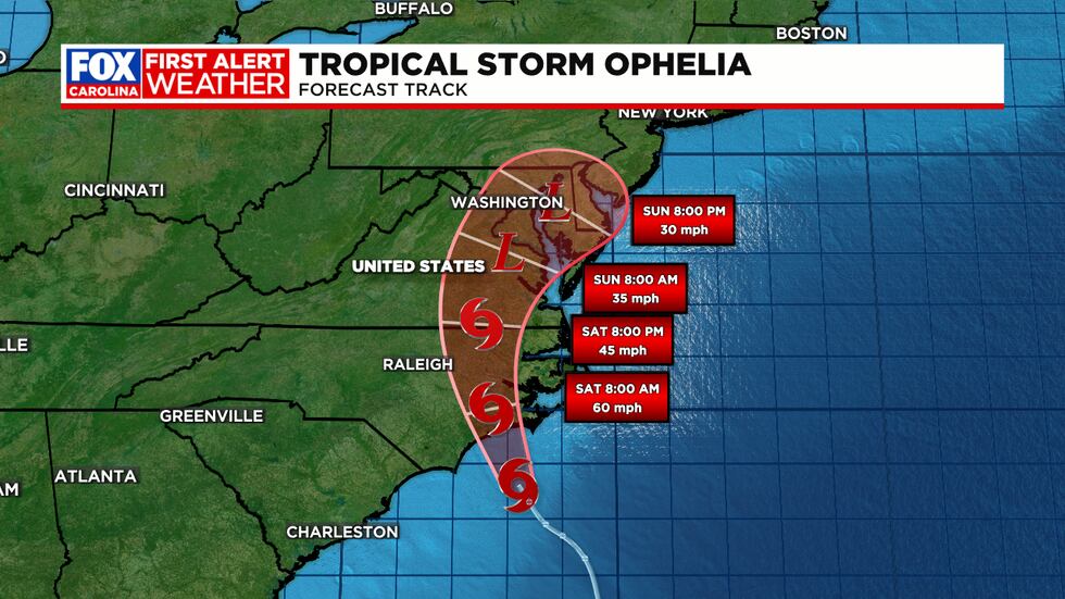 Heading into NC for Saturday AM