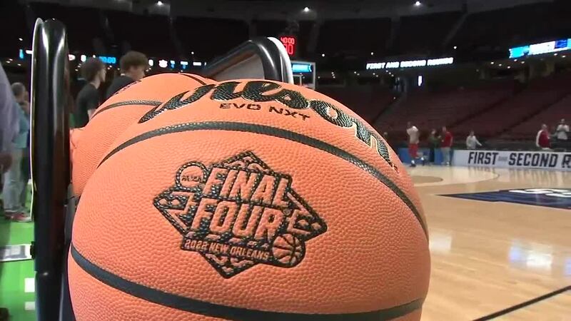 NCAA Tournament Open Practice in Greenville
