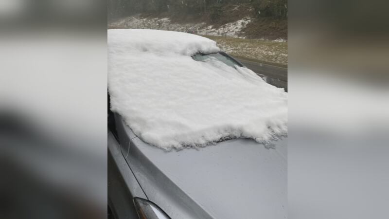 Washington State Patrol Trooper Katherine Weatherwax shared a photo of the snow-covered...