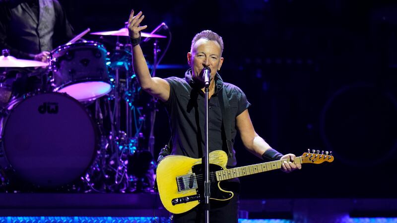Singer Bruce Springsteen and the E Street Band perform during their 2023 tour on Feb. 1, 2023,...