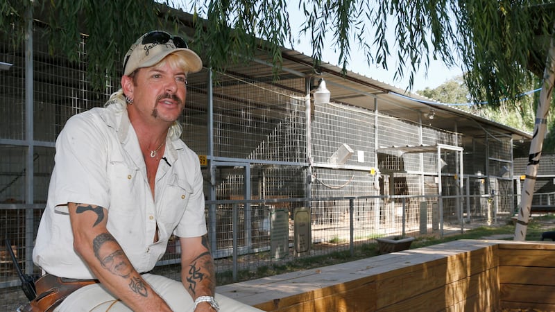 FILE - In this Aug. 28, 2013, file photo, Joseph Maldonado-Passage, also known as Joe Exotic,...