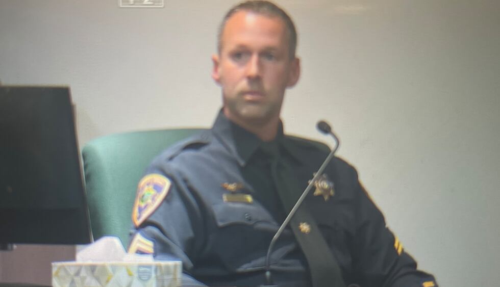 Master Deputy Jesse Wasserman testifies about the traffic stop with Ray Kelly