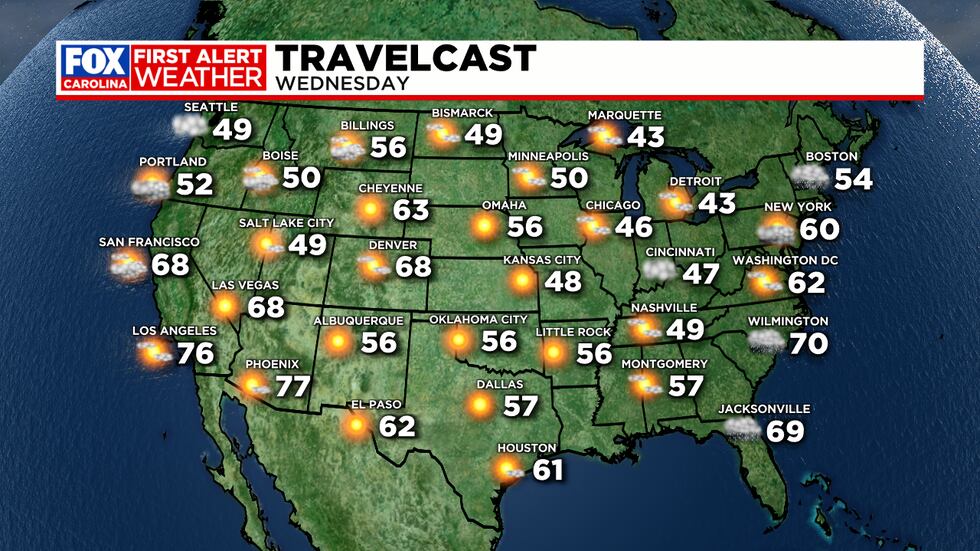 Looking good for much of the U.S.