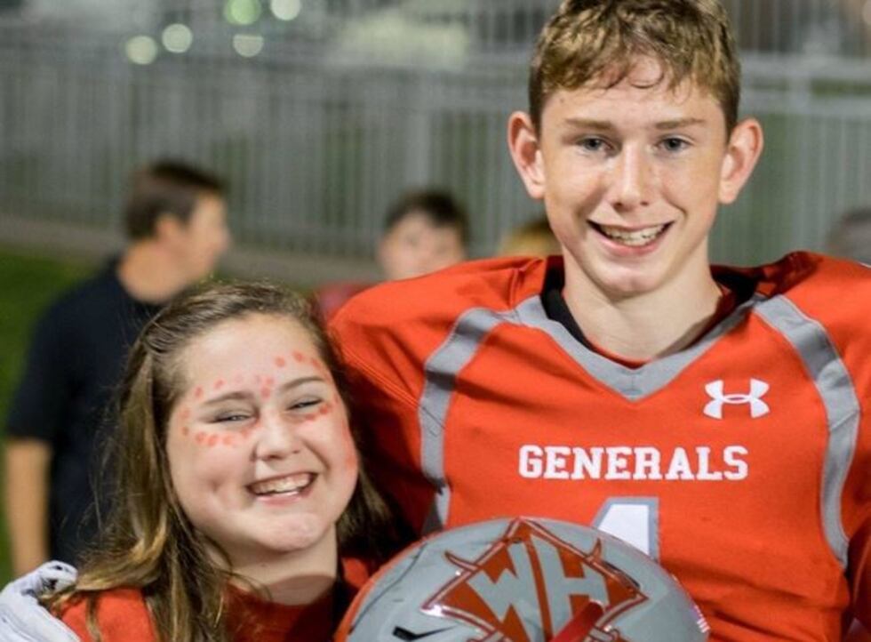 Josh Burgess and sister Lily