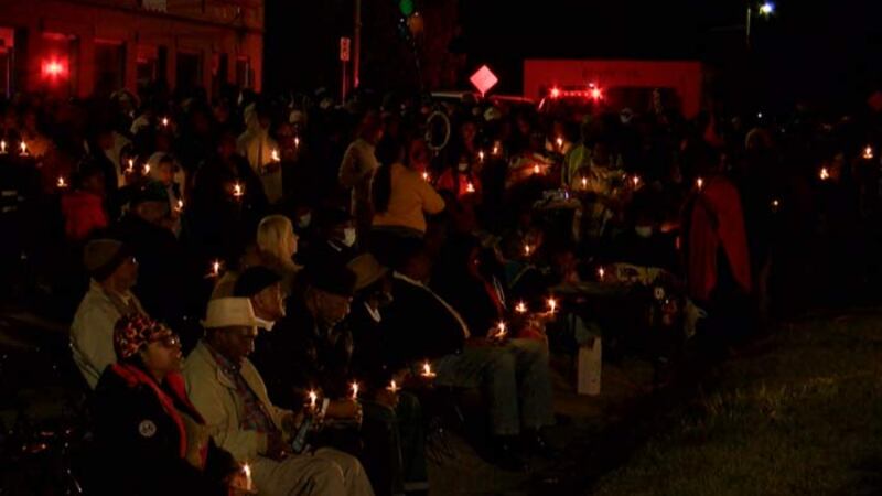 Ridgeville community members gathered to celebrate the life of Lavel Davis Jr., who died in a...