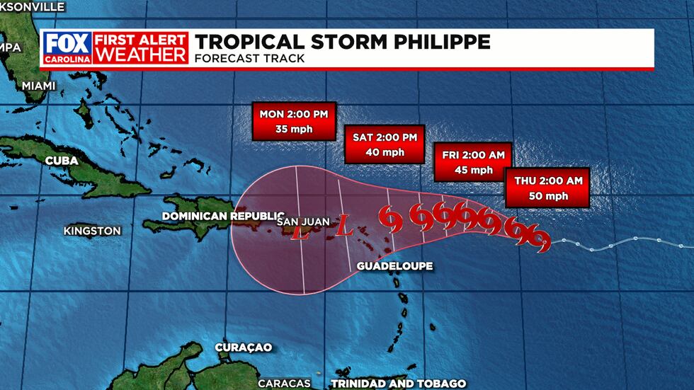 Will impact Puerto Rico by late weekend as a remnant low