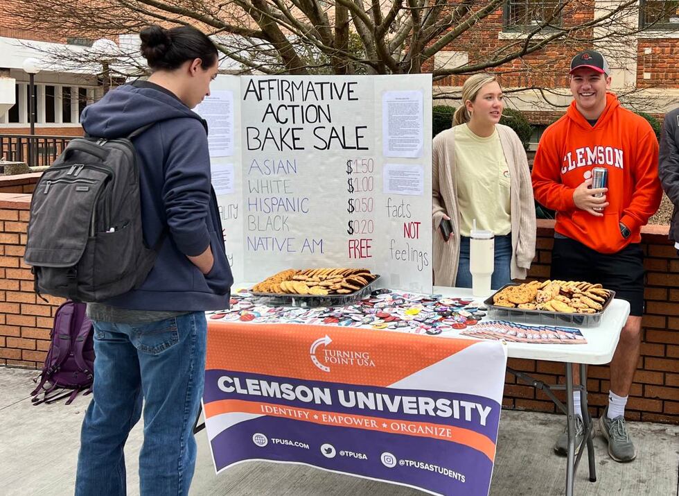 Controversial bake sale on Clemson University's campus